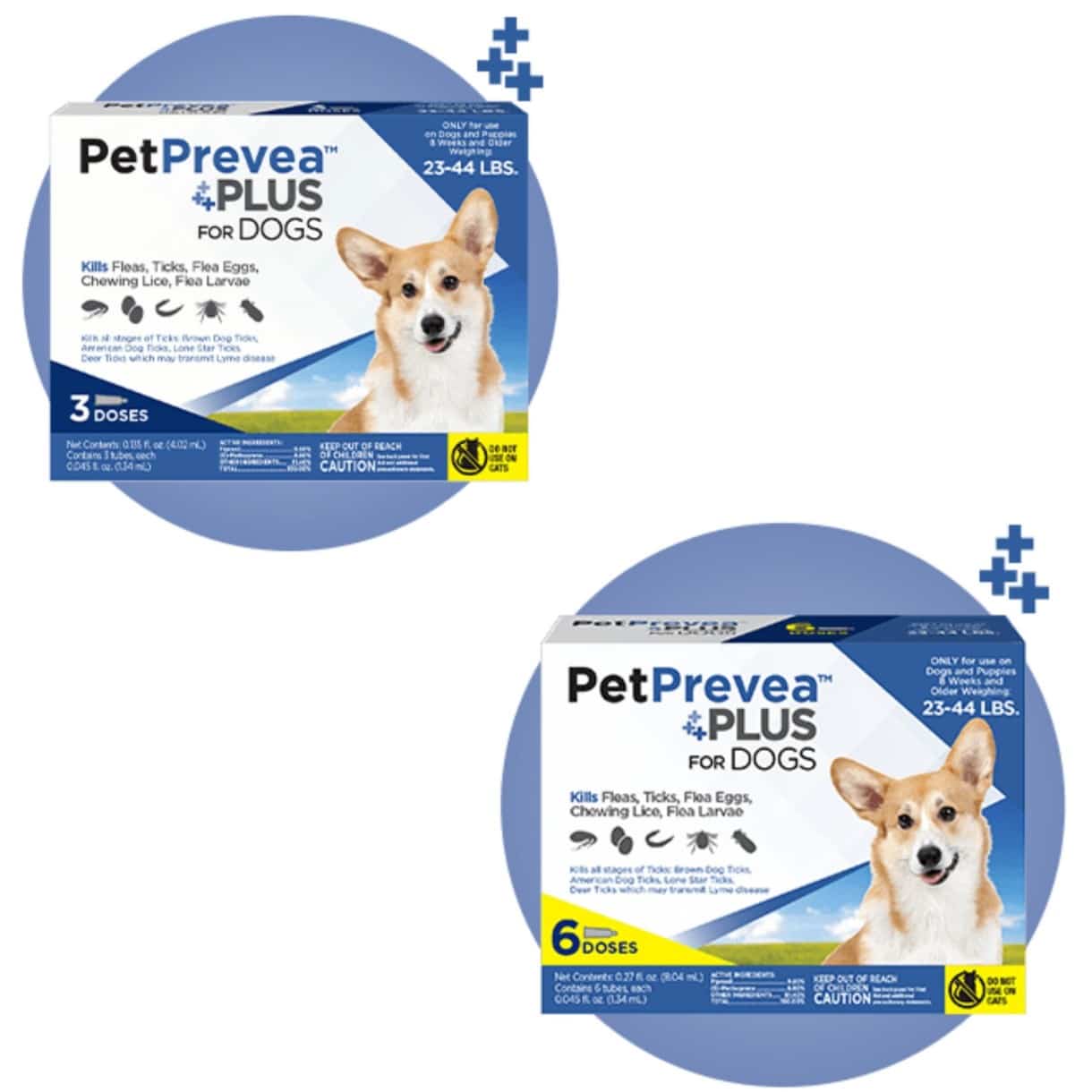 PetPrevea Plus Spot Treatment for Dogs, 23-44-lbs