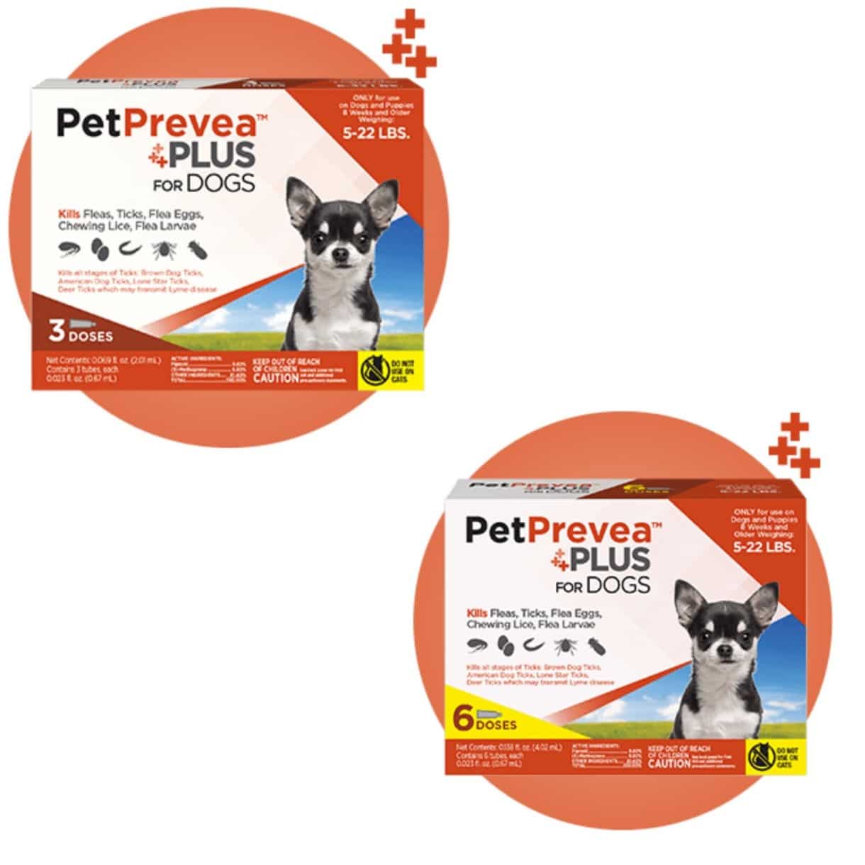PetPrevea Plus Spot Treatment for Dogs, 5-22-lbs